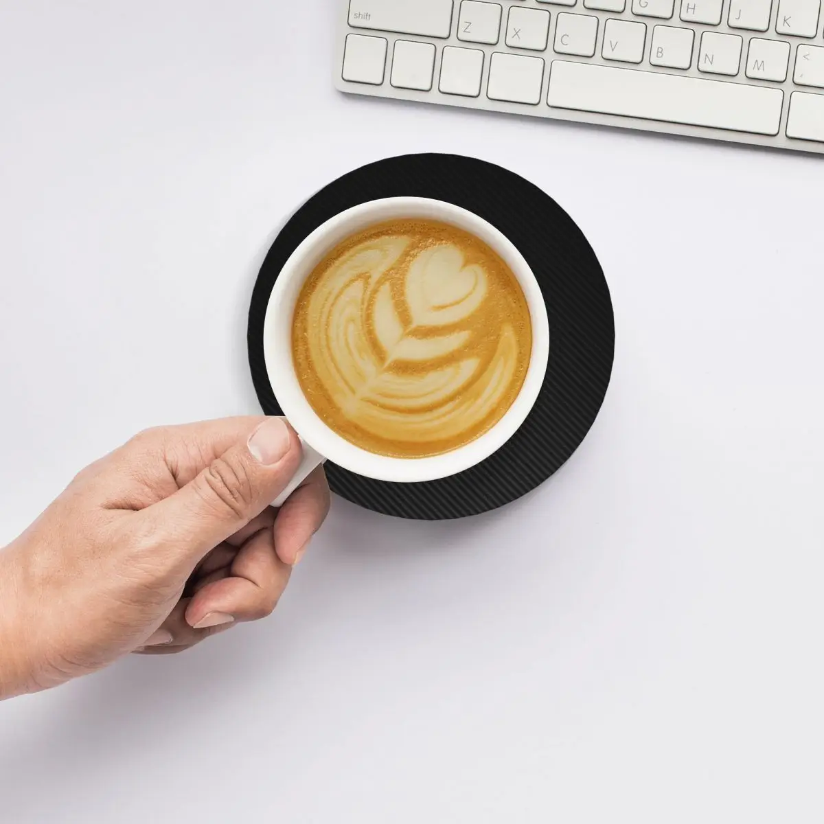 Керамические подставки nюрбургрин из углеродного волокна белого/красного цвета