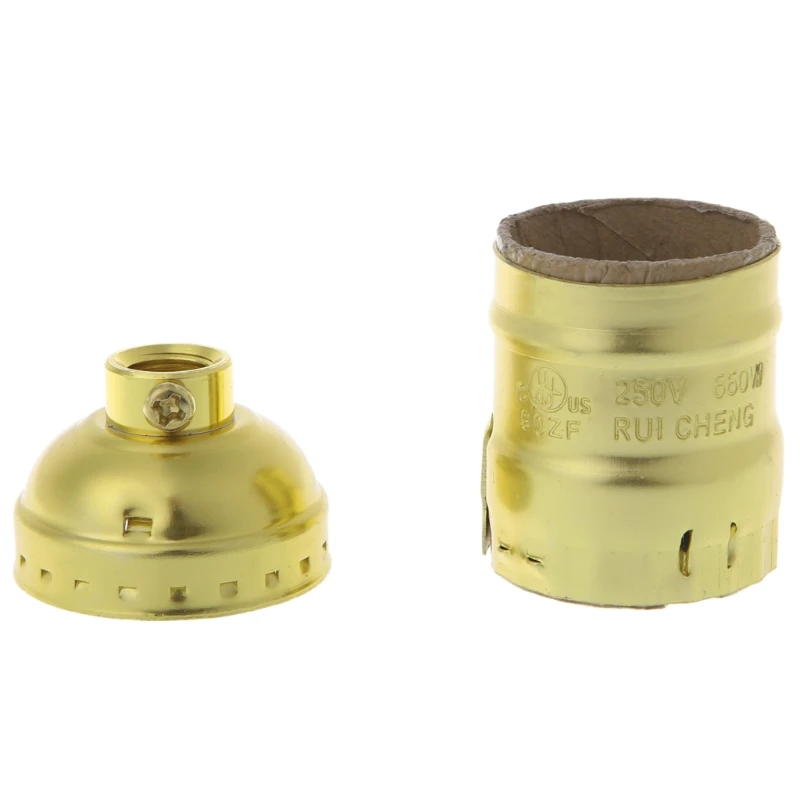 

E26/E27 Aluminum Retro Pendent Vintage Light Bulb Lamp Holder Socket Without Switch