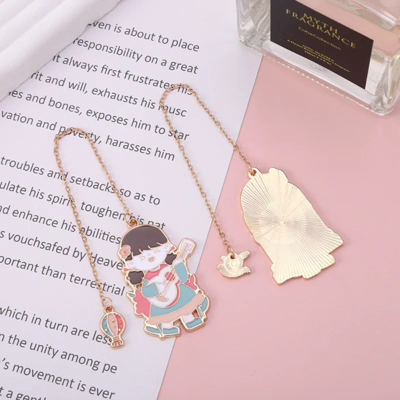 Kawaii Маленькая девочка серия подвеска Закладка студент изысканный офис