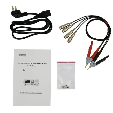 Настольный цифровой измеритель 2022, ET4401, ET4402, ET4410, для измерения индуктивности и емкости
