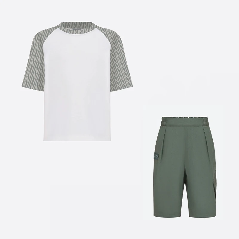 

NIGO Children's Cotton Jersey T-Shirt Shorts Suit #nigo35691