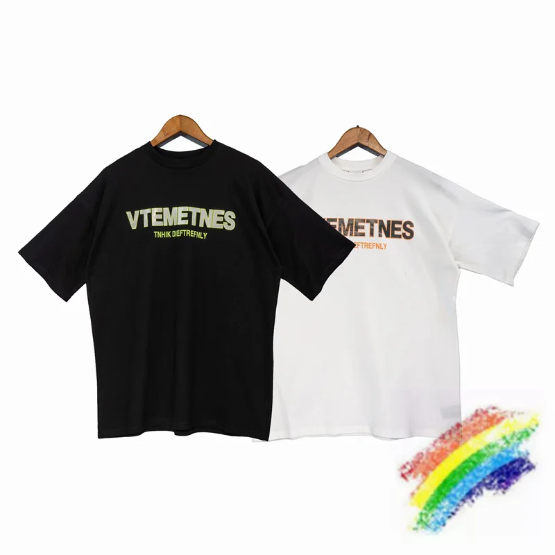 

2022ss Vetement Think Dieftrefnly футболка для мужчин и женщин 1:1 лучшее качество футболки Vetement футболки VTM с коротким рукавом