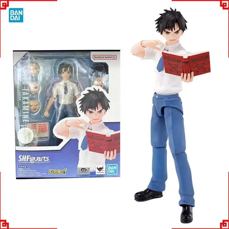 Фото Коллекционная фигурка Bandai Gash Bell SHF Такаминэ Кийомаро, высокоподвижная модель, игрушка для мальчиков, подарок №1