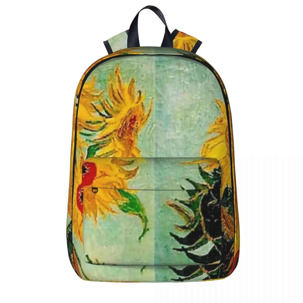 

Vincent Van Gogh Still Life Vase With Twelve Sunflower Backpacks Student School Bag Shoulder Bag Laptop Rucksack Travel Rucksack