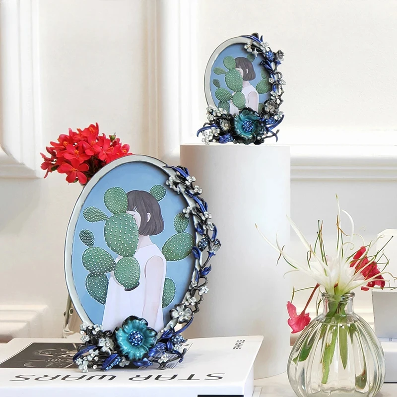 Простая и красивая овальная 6-дюймовая 3-дюймовая фоторамка детский подарок на