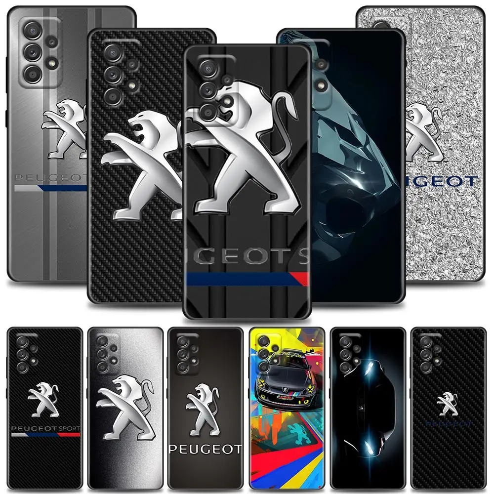 

Phone Case for Samsung A01 A02 A03s A11 A12 A13 A21s A22 A31 A32 A41 A42 A51 4G 5G TPU Case Luxury Peogeot France