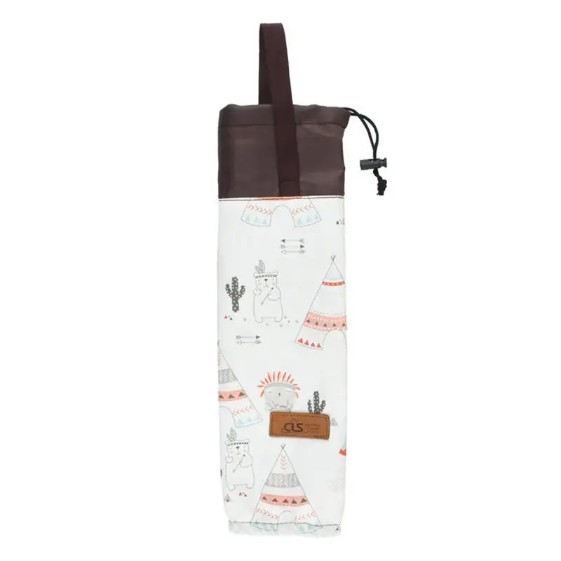 

Pull Type Cup Holder Portable Hanging Paper Cup Storage Bag Cute/Ethnic Style Camping Cup Organizer For Outdoor Hiking Picnic