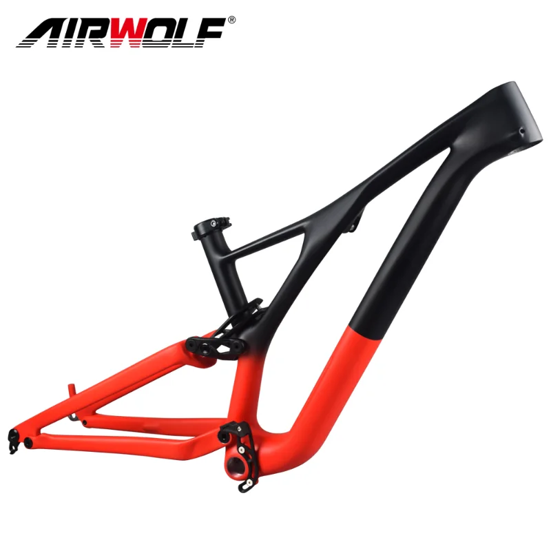 

AIRWOLF T1100 карбоновая горная рама 148x12 BSA 29er карбоновая велосипедная Рама дискового тормоза горный велосипед 29er Max шина 3,0 дюйма