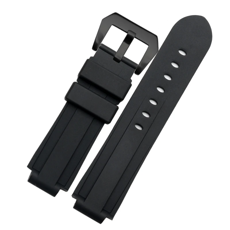 24x16mm Waterproof Silicone Raised Mouth WatchBand Chain For Timex Tide Series T2N739 T2N720 T2N721 TW2R55500 Strap Bracelet