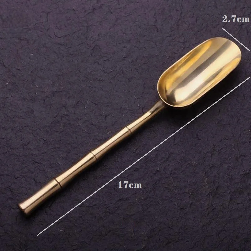 

Медные ложки для чая из бамбука