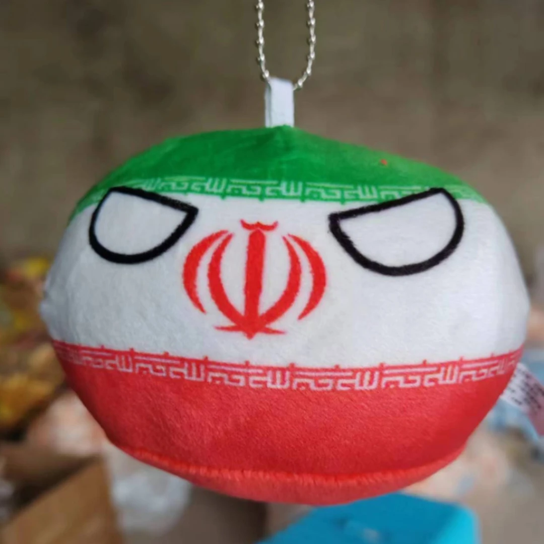 Фото Милая плюшевая игрушка Polandball, 10 см, плюшевая кукла в виде мяча Мексики, компаньон для сна, мультяшный брелок, подарок на день рождения для детей. №4