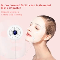 microcurrents 3d facial massagers mask electric ems beauty skin care anti wrinkle removal face beauty spa darsonval electric