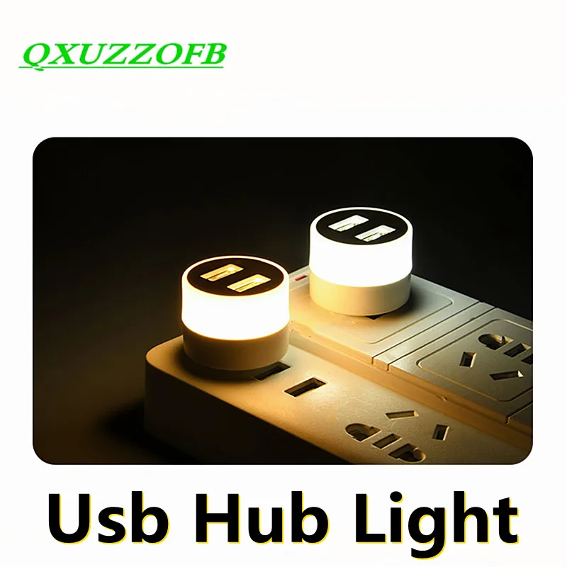

USB мини-светильник, подключи и играй, Usb гаджеты, концентратор, 2 порта, подарок, маленькие книжные лампы, светодиодный светильник для чтения, ...