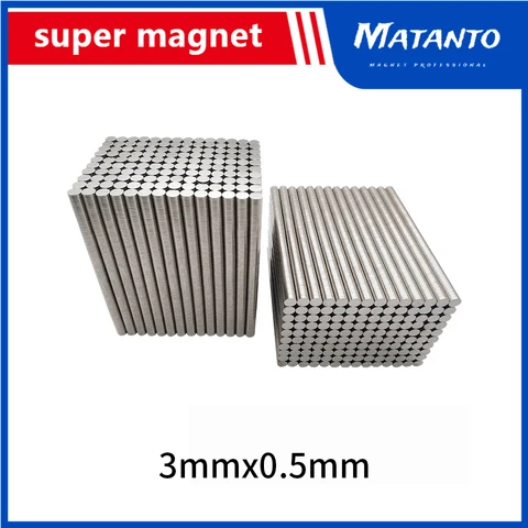 Неодимовый магнит N35 Маленький круглый, 3x100 мм, 5000-0,5 шт.