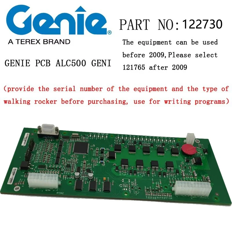 Плата управления Genie PCB, ECM, ALC500 GENI (старая версия) для программного обеспечения S80 S85, номер детали S0718103, артикул 122730 (art.: 3920db8350d2c) - 3920db8350d2c