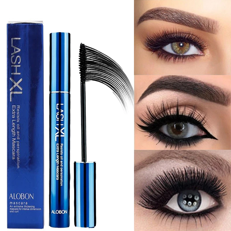 

Lengthening Black Mascara Waterproof Sweatproof Not Blooming Long Lasting Curling Thick Mascara for Eyelash Extension Cosmetic