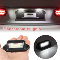 2pcs trailer lorry universal 6 led truck car light source license number plate license number light lamps for car