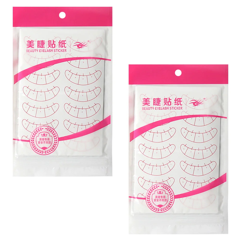 

Eyelashes Sticker Eye Eyelash Stickers Positioning Patches Mapping Lash Tips Extension Isolated Grafted Sheets Pad Isolation