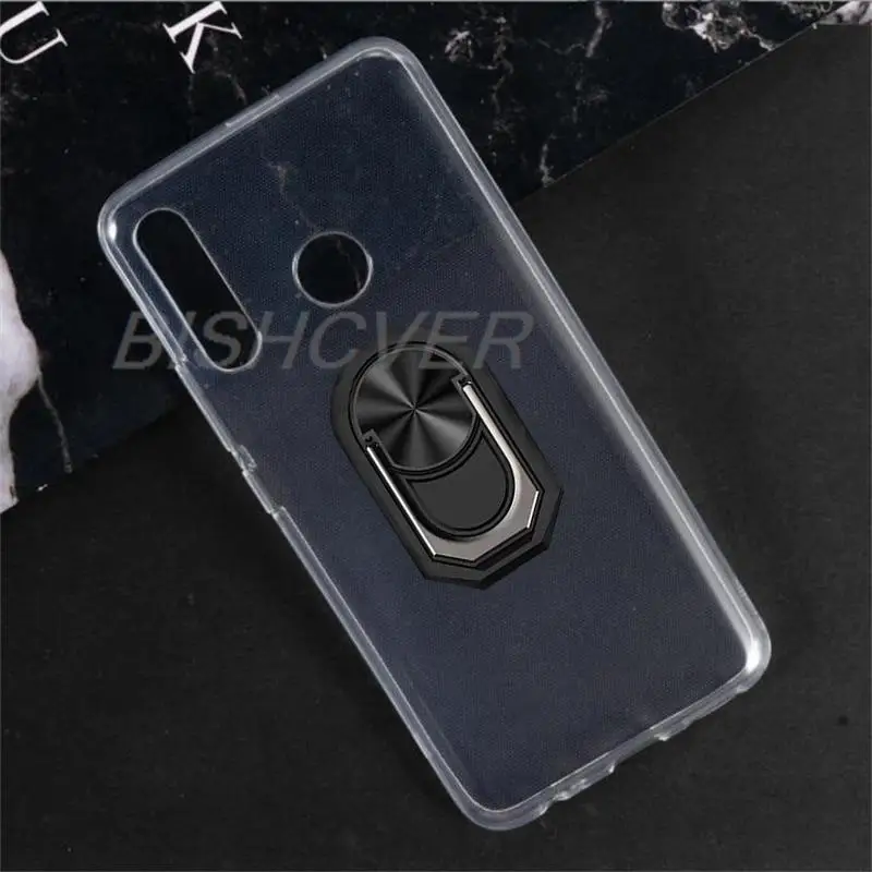 

Магнитная модель для TECNO Camon 12 Air противоударный мягкий силиконовый чехол из ТПУ для TECNO Camon 12 Air Чехол с кольцом-держателем