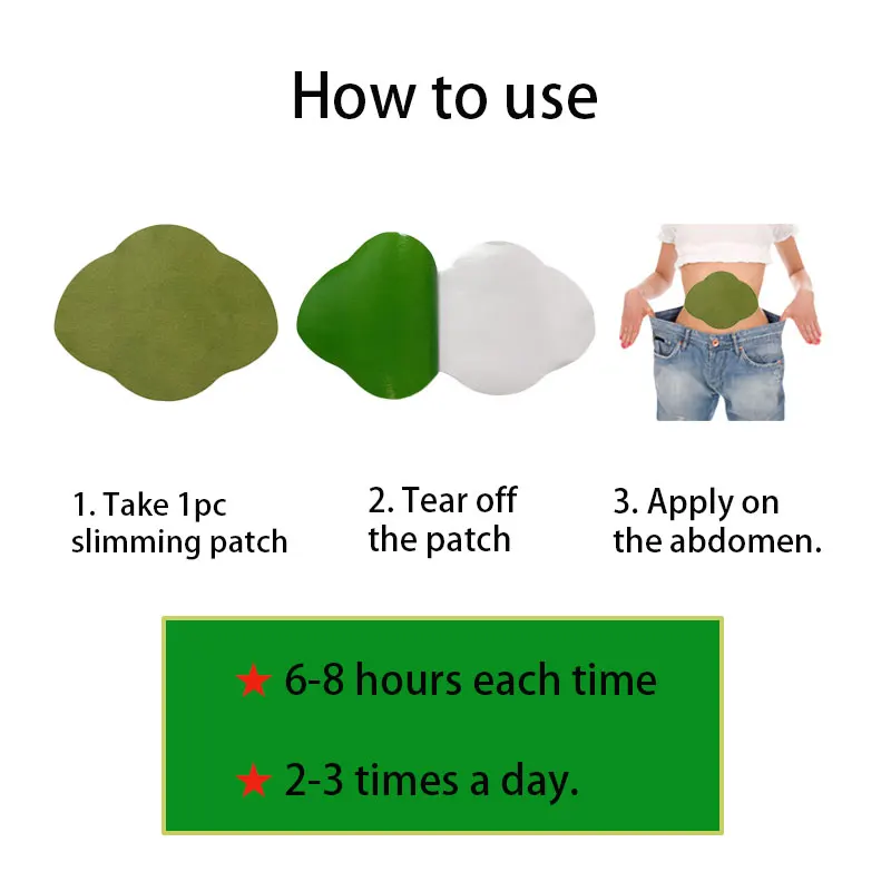 6 шт. тонкий пластырь для похудения наклейка на пупок из теплого дерева продукт