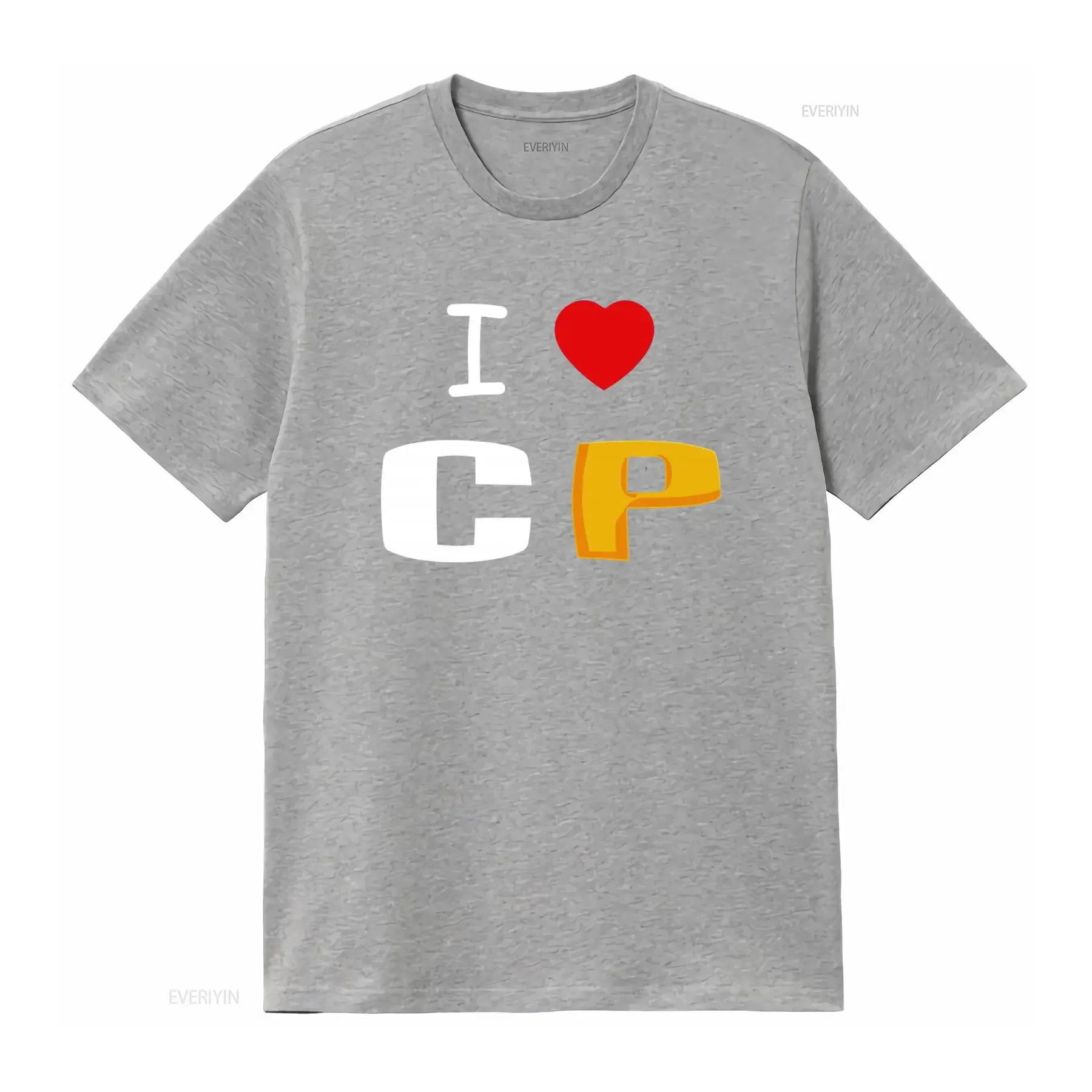 Фото Стильная футболка I Love Club Penguin для любителей модной одежды, винтажная, с эффектом потертости, удобная, для повседневной носки. №3