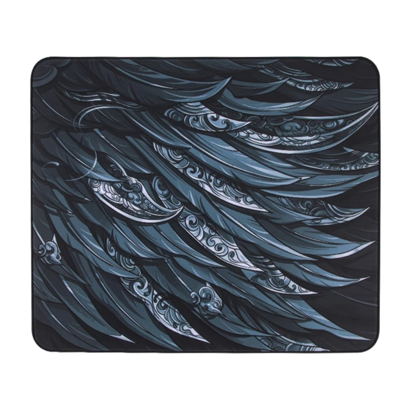 

E9LB Mousepad Esports Tiger Mouse Pad Non-Slip Foamed Rubber Smooth Coating Mat