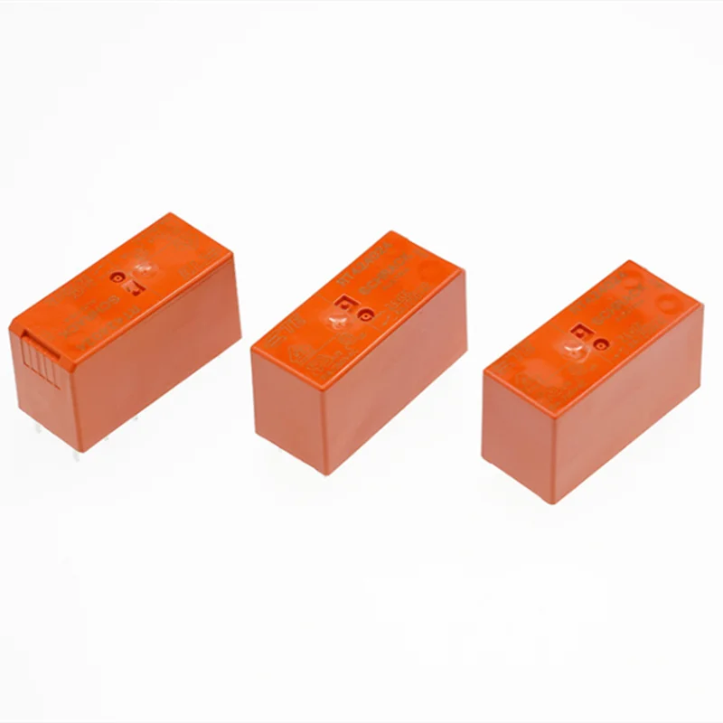 

10PCS/lot Power relays RT424005 RT424012 RT424024 RT424048 5V 12V 24V 48V 8A 8PIN Two sets of conversions high quality Power