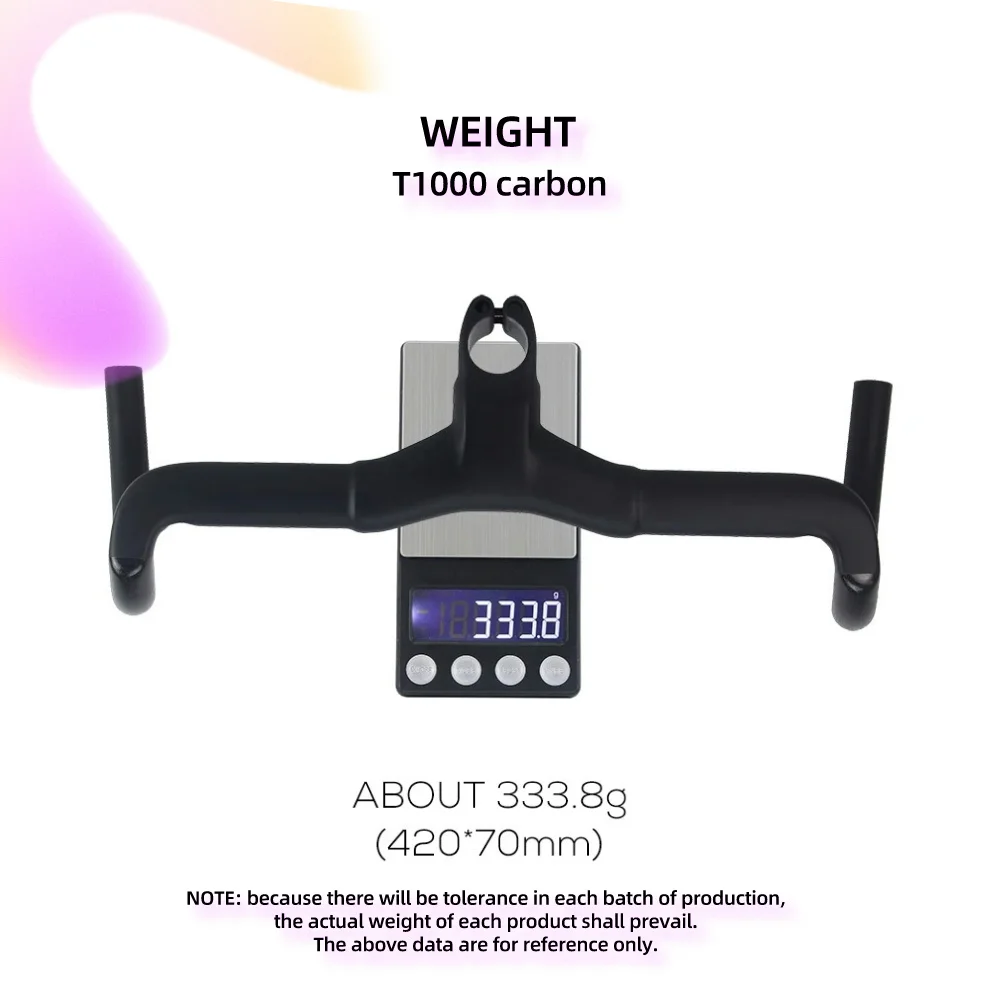 Руль для дорожного велосипеда T1000 полностью внутренний без логотипа со