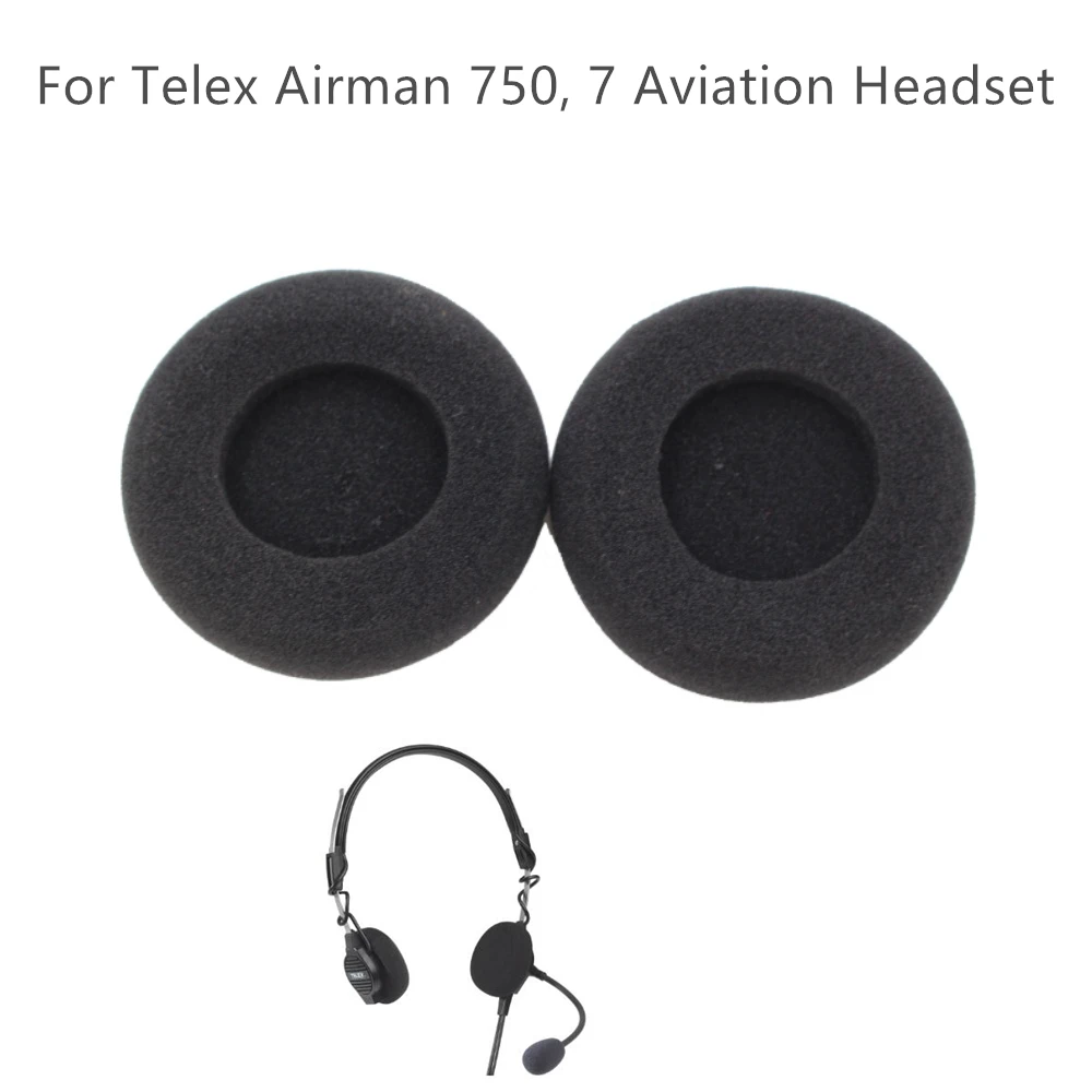 Фото Мягкие амбушюры для Telex Airman 750/односторонняя пилотная гарнитура 64300-300/легкие гарнитуры Telex 7 №2