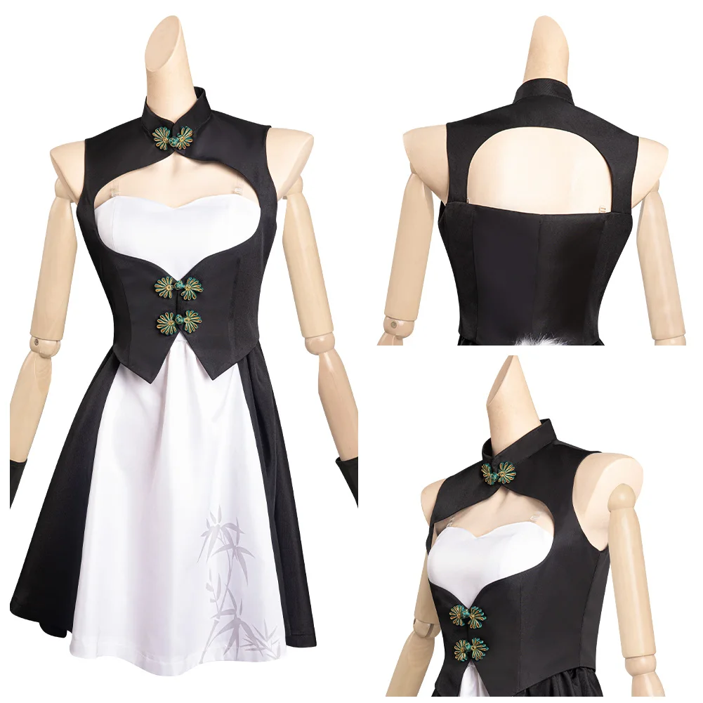 

Panda Cosplay Costume Dress Outfits Halloween Carnival Suit