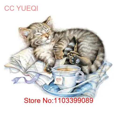 Чашка чая и ворсистый кот футболка размеры/цвета