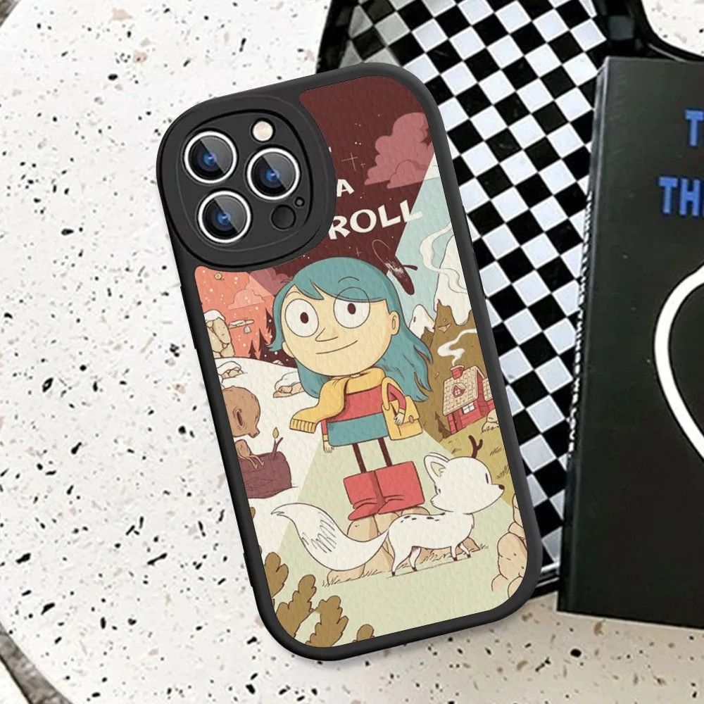 Cartoon H-Hilda Phone Case Hard Leather For IPhone 16 15 14 13 12 Mini 11 Pro Max Xs X Xr 7 8 Plus Fundas