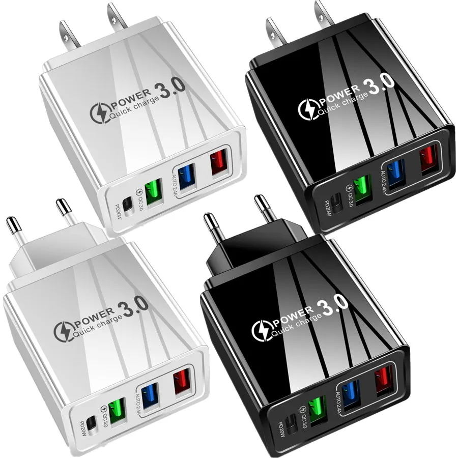 

Сетевое зарядное устройство USB Type-C PD, 10 шт., 3,0 А, 20 Вт