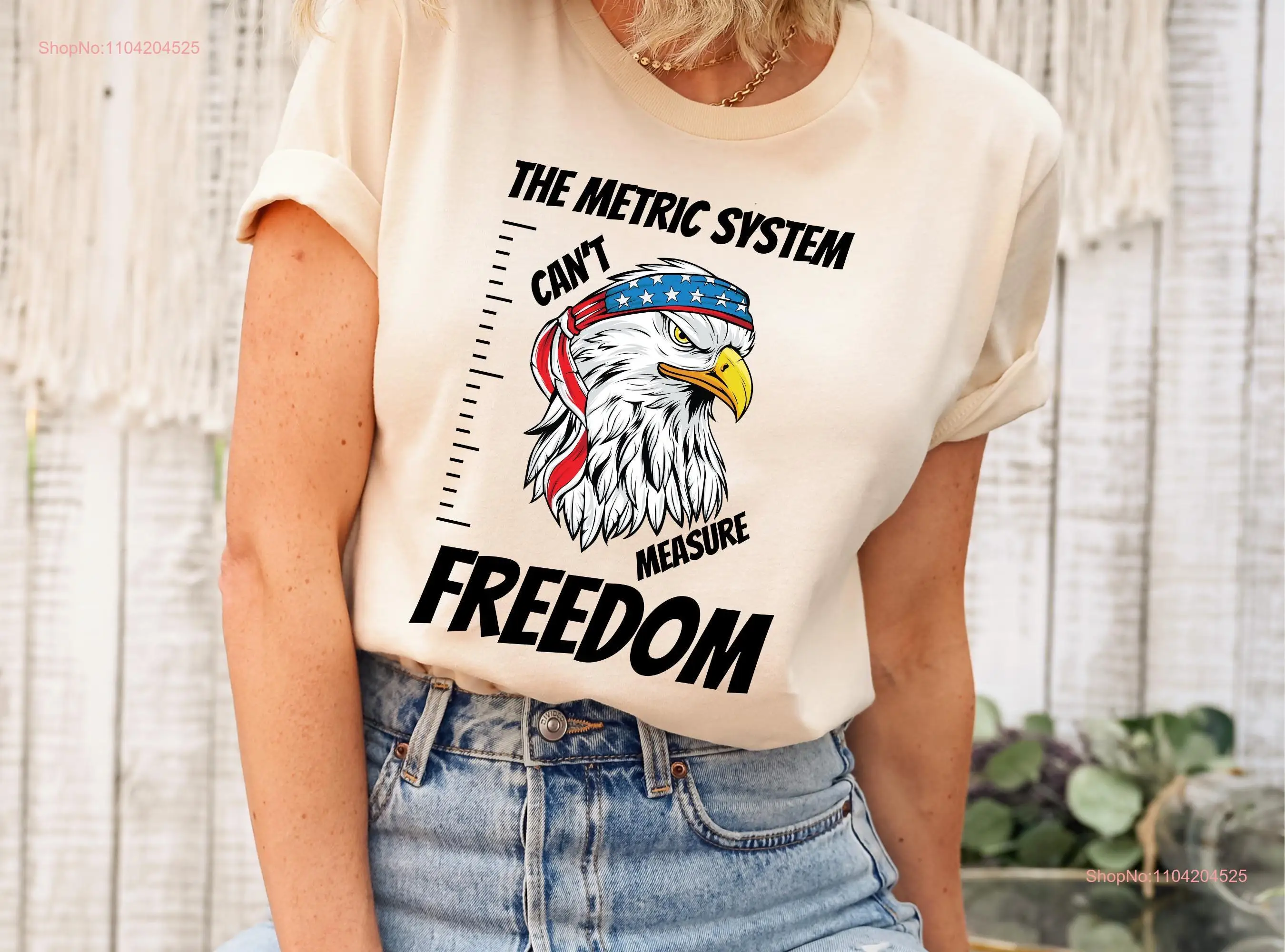 The Metric System Can t Measure Fredom Donald Trumpy Shirt Patriotic SweaT MAGA Great Funny cute bbq JD make America USA