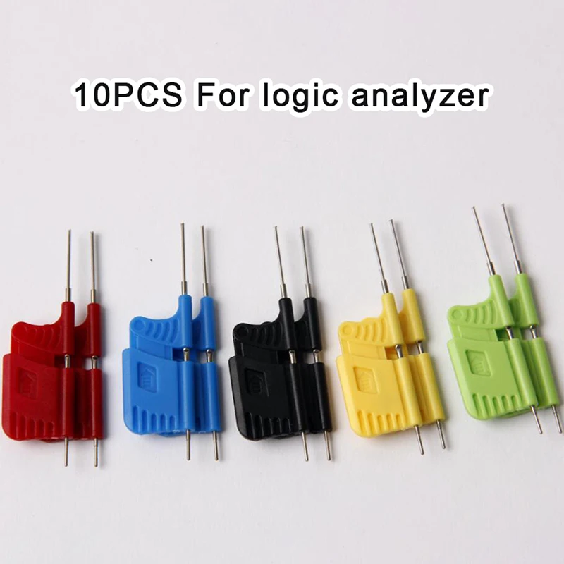 

10pcs Universal Chip micro IC clamp Test Clip Socket Adpter Programmer for logic analyzer