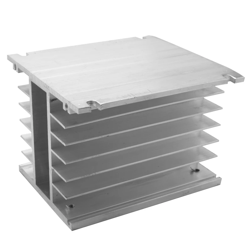 

3 Phase Heat Sink 80X110x100mm For SSR Solid State Relay Aluminum Heatsink