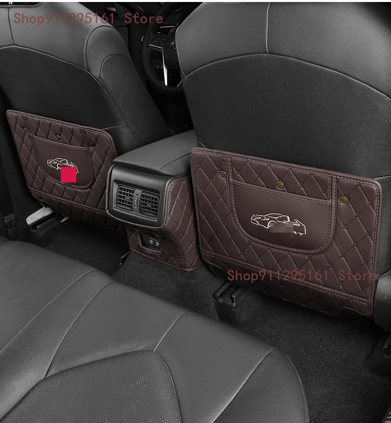 

Car Seat Back Anti-Kick Cushion Pad Rear Seat Passenger Anti-Dirty Kick Pad for Toyota camry Yatsushiro accessories car styling