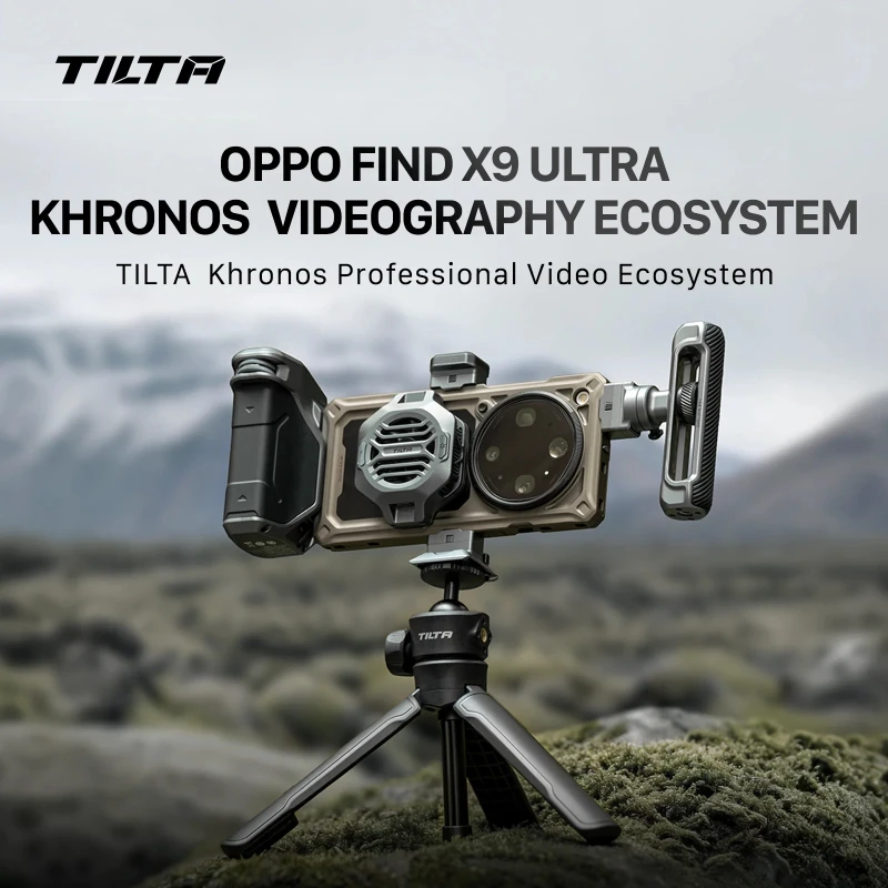 Фото Комплект TILTA Khronos для OPPO Find X9 Ultra Creator Kit с адаптером для фильтров 67 мм, рукояткой Focous PD, быстросъемной ручкой-штативом TK-X9UL №2