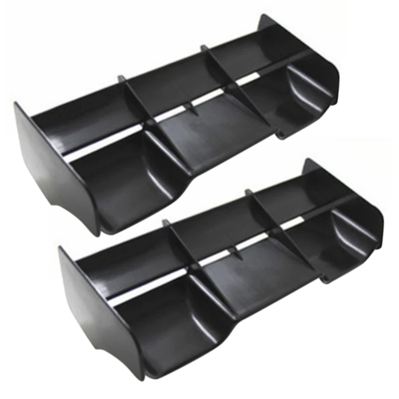 

3X 1:8 Buggy RC Cars RC Plastic Nylon Tail Wing For 1/8 Scale Nitro Electric Powered Off Road Buggytruck Remote,Black