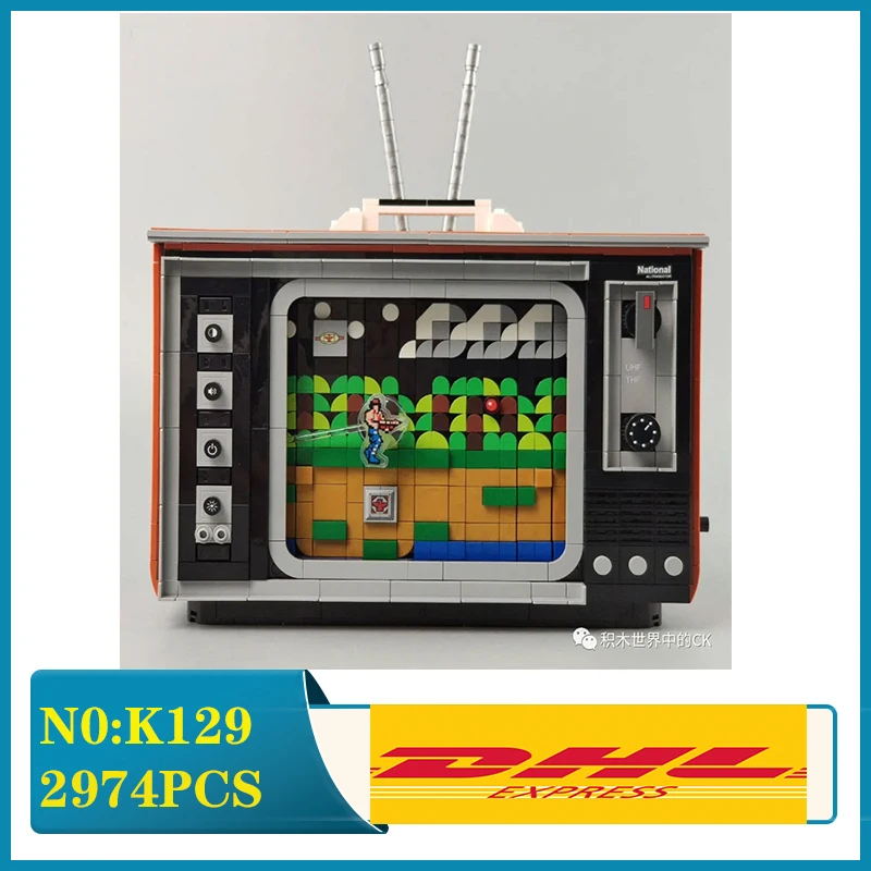 

K129 MOC Creator Game Infernal Contra, 2974 шт., строительные блоки, кубики, Наборы игрушек, совместимые с креативными рождественскими подарками на день рожден...