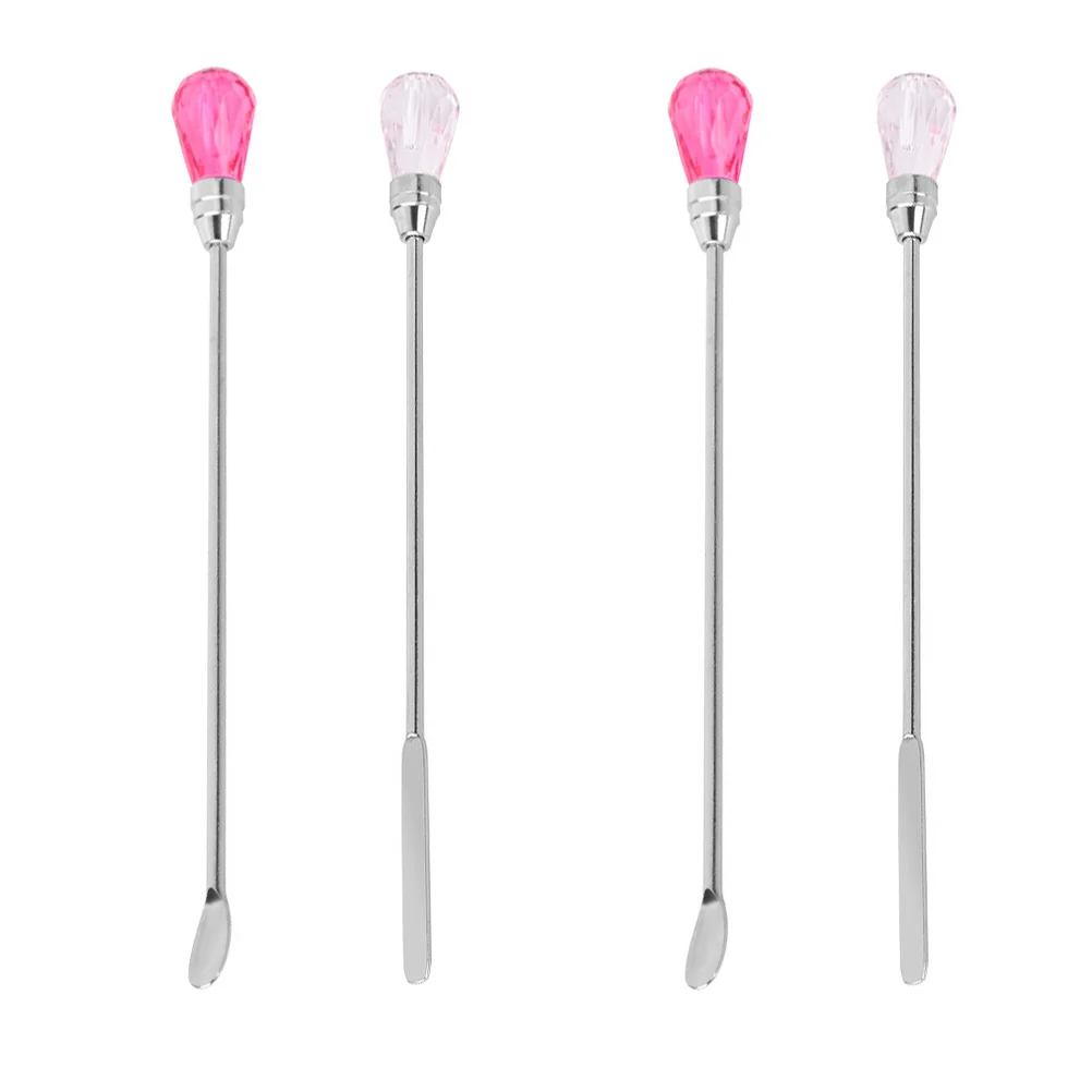

Metal Cooking Spoon Coffee Stirrers Reusable Mixer Coffee Stirring Wax Seal Supplies Seal Wax Stirrer Sticks