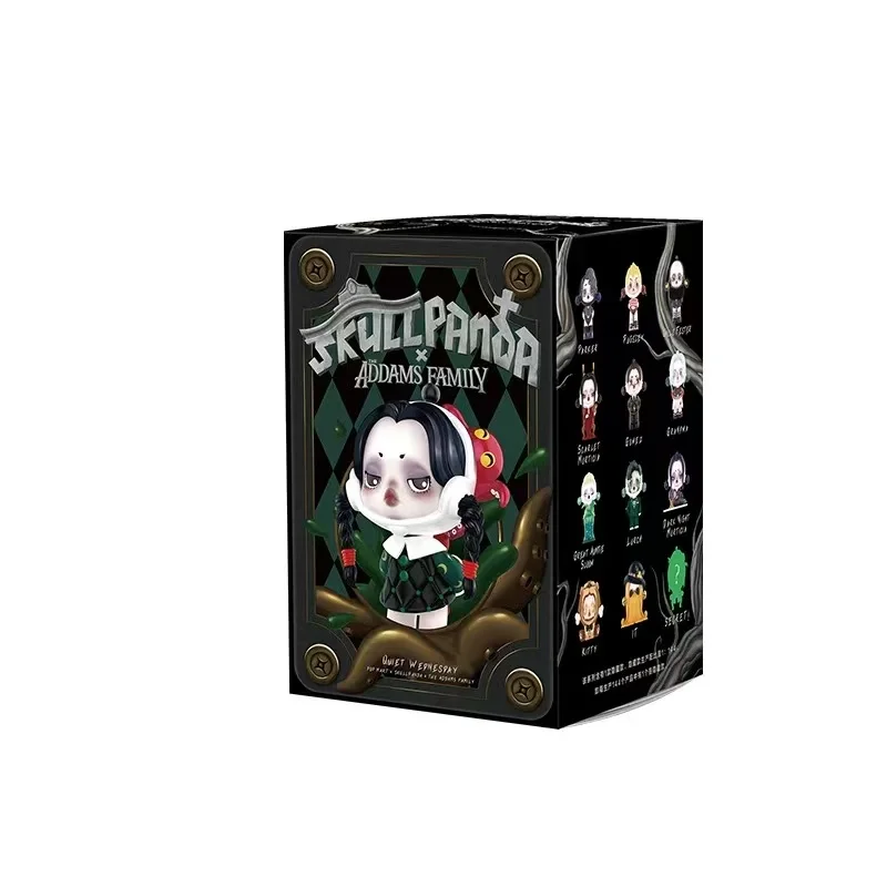 POP MART SKULLPANDA Серия «Семья Аддамс»: Коллекционная фигурка-сюрприз (Blind Box) в стиле кавайного аниме, настольное украшение, подарок (art.: 3920d7fa0aff0) - 3920d7fa0aff0