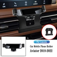 navigate support for lincoln aviator 2018 2022 gravity navigation bracket stand air outlet clip rotatable support accessories