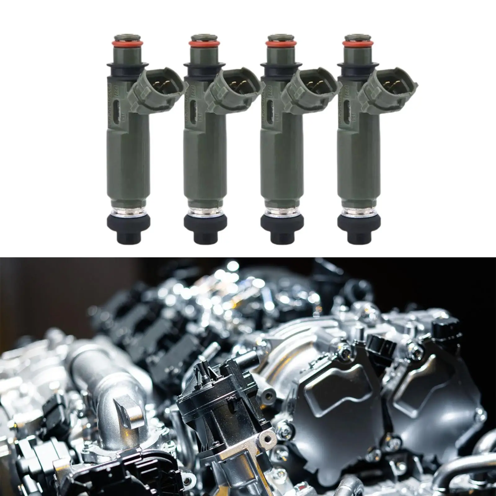 4 шт. форсунка топливной форсунки 2325015040 для Toyota Lvn/cre/TRN/mrn