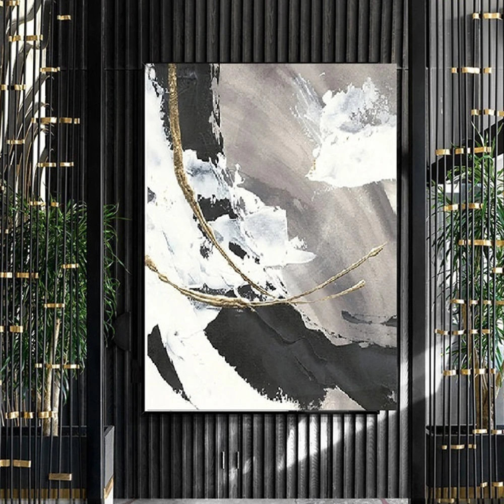 Абстрактная картина на холсте