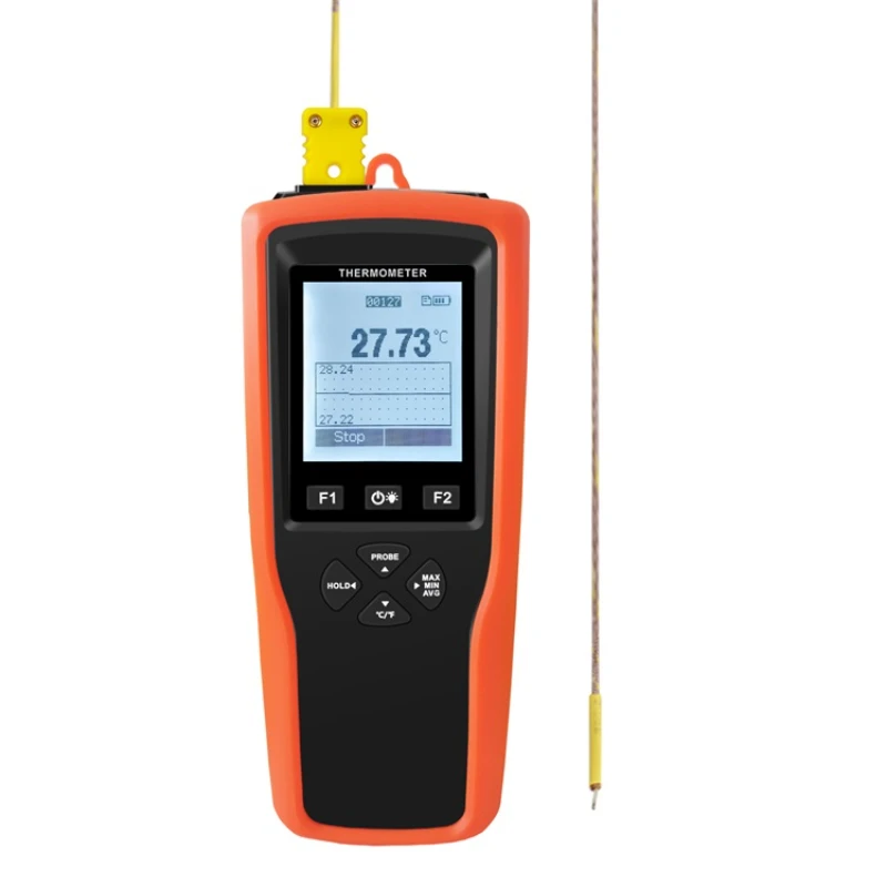 

YET-610L LCD Screen K-T-J-Type Probe One Channel Record Function High Accuracy Resolution Thermocouple Thermometer