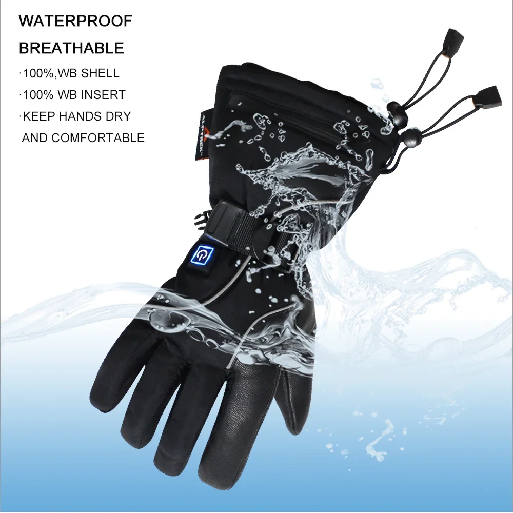 2024 мотоциклетные перчатки с подогревом массажные перезаряжаемые электрическим