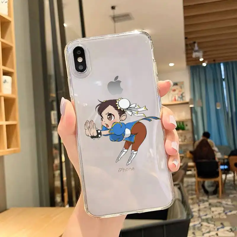 Прозрачный чехол для телефона с изображением истребителей игры улица iPhone 11 12 Mini 13