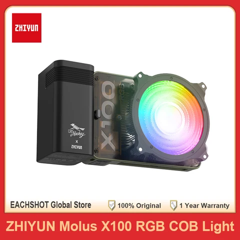 ZHIYUN Molus X100 RGB COB Свет для фотосъемки