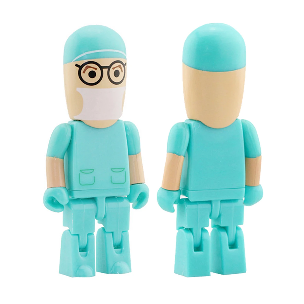 Пластиковый врач USB флеш - накопитель 128G Медсестра зубы Cel подвеска 32 ГБ 64 Карточка